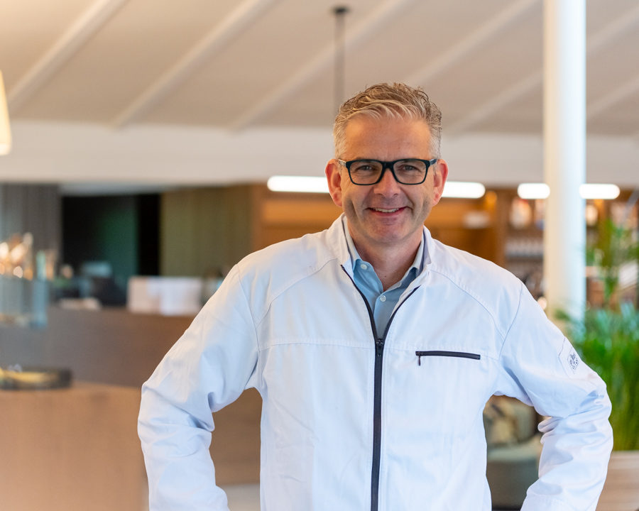 Portrait von Marc Creusen, dem Küchenchef der Brasserie 27 in Aachen auf dem Gelände des Aachener Golfclubs
